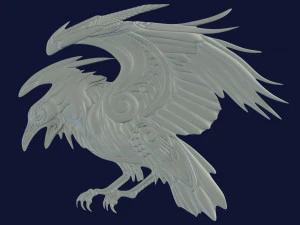 relief for cnc crow 3D Print Model