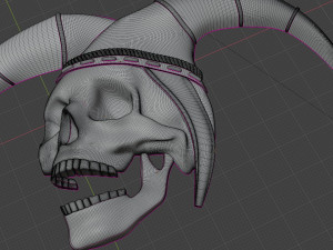 relief for cnc scull jester 3d print 3Dプリントモデル