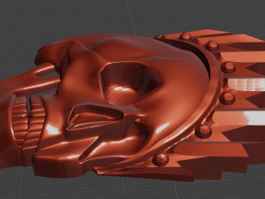 relief for cnc scull king Modelo de Impressão 3D