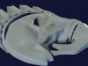 relief for cnc scull king Modelo de Impressão 3D