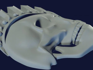 relief for cnc scull king 3D Print Model