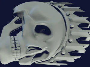 relief for cnc scull king 3D Print Model