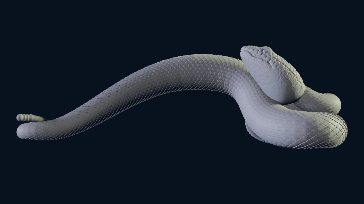 snake doorhandle for cnc 3dprint 3D Print Model .c4d .max .obj .3ds .fbx .stl .blend