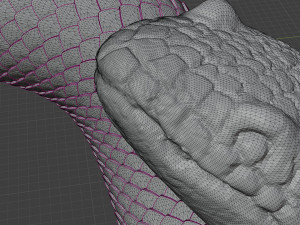snake doorhandle for cnc 3dprint 3D 프린트 모델