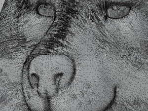 wolves relief for cnc 3D-Druckmodell