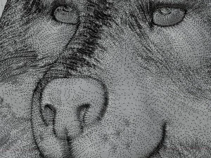 wolves relief for cnc 3D Print Model