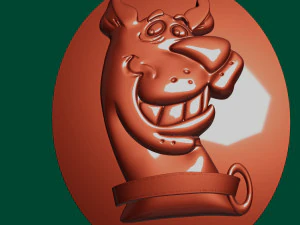 relieve para cnc 3dprint goodboy Modelo de impresión 3D