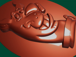 relief for cnc 3dprint goodboy Model Cetak 3D