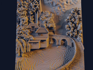 relief for cnc scenery nature 3D-printmodel