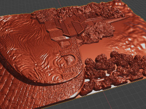 relief for cnc scenery nature 3D Print Model