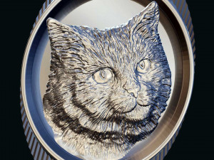 cat relief 3d print cnc Model do druku 3D