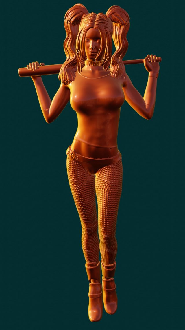3d print harly 3D 프린트 모델 .c4d .max .obj .3ds .fbx .stl .blend