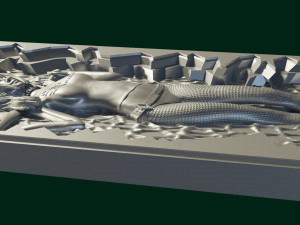 relief for cnc backgammon 3D Print Model