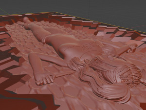 relief for cnc backgammon 3D Print Model