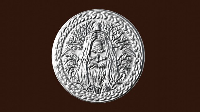 relief coin for 3d print cnc 3D-Druckmodell .c4d .max .obj .3ds .fbx .stl .blend 