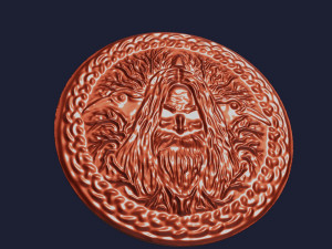 relief coin for 3d print cnc 3D-Druckmodell