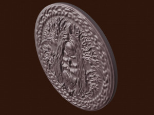 relief coin for 3d print cnc 3D-Druckmodell