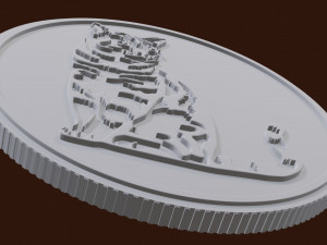 catcoin for 3d print cnc 3D Print Model