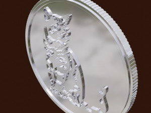 catcoin for 3d print cnc 3D Print Model