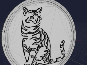 catcoin for 3d print cnc 3D Print Model