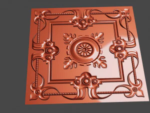relieve para tejas de techo cnc Modelo de impresión 3D
