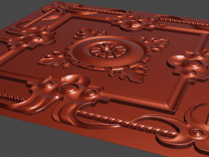 relief for cnc ceiling tiles 3D Baskı Modeli