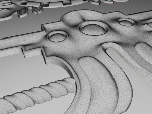 relief for cnc ceiling tiles 3D Baskı Modeli
