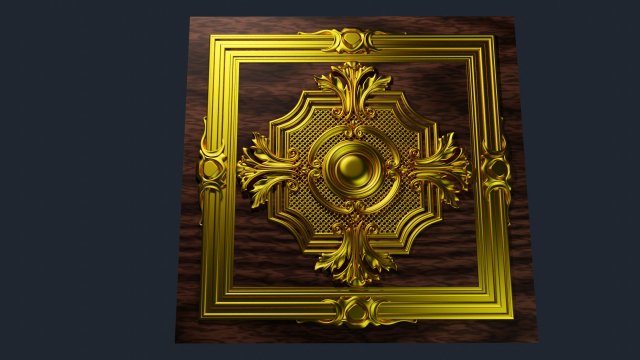 relief for cnc ceiling tiles 3D 打印模型 .c4d .max .obj .3ds .fbx .stl .blend 