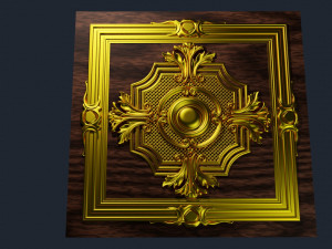 relief for cnc ceiling tiles Model do druku 3D