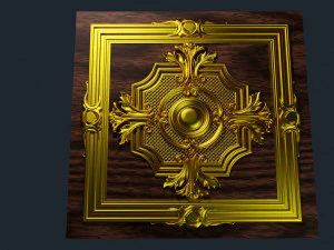 relieve para tejas de techo cnc Modelo de impresión 3D