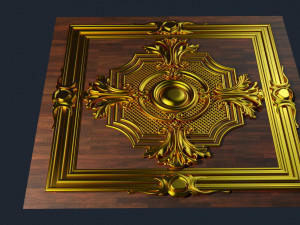 relief for cnc ceiling tiles 3D 打印模型
