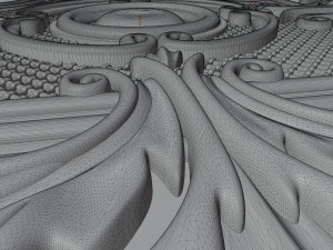 relief for cnc ceiling tiles 3D 打印模型