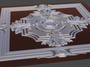 relief for cnc ceiling tiles 3D 打印模型