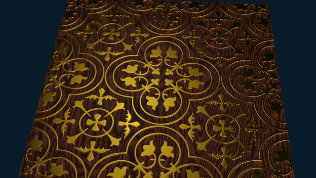 relief for cnc ceiling tiles Modelo de Impressão 3D .c4d .max .obj .3ds .fbx .stl .blend 