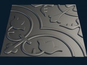 relief for cnc ceiling tiles Modelo de Impressão 3D