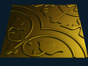 relief for cnc ceiling tiles Modelo de Impressão 3D