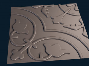 relief for cnc ceiling tiles Modelo de Impressão 3D