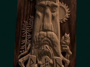 relief for cnc stump 3Dプリントモデル