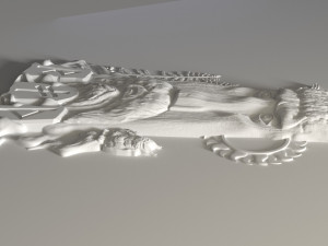 relief for cnc stump Model Cetak 3D