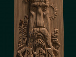 relief for cnc stump Model Cetak 3D