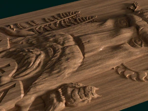 relief for cnc stump 3D Print Model
