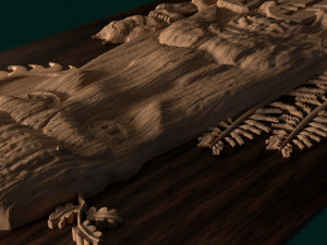 relief for cnc stump Model Cetak 3D
