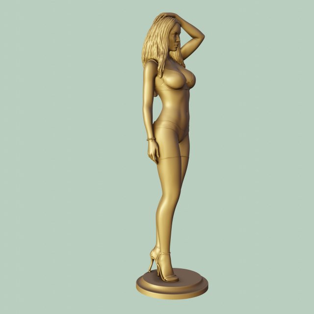 3d print gerl 3D Print Model .c4d .max .obj .3ds .fbx .stl .blend 