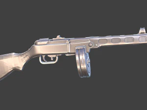 impresi&oacute;n 3d ppsh lowpoly Modelo de impresión 3D