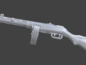 3d print ppsh lowpoly 3D Print Model