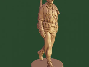 3d imprimir soldado estadounidense ww2 Modelo de impresión 3D