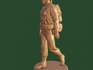 3d print us soldier ww2 3Dプリントモデル