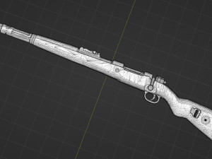 3d print kar98k lowpoly 3D-Druckmodell