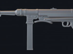 3d print mp40 lowpoly 3D Print Model