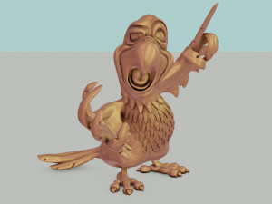 3d print parrot 3D प्रिंट मॉडल